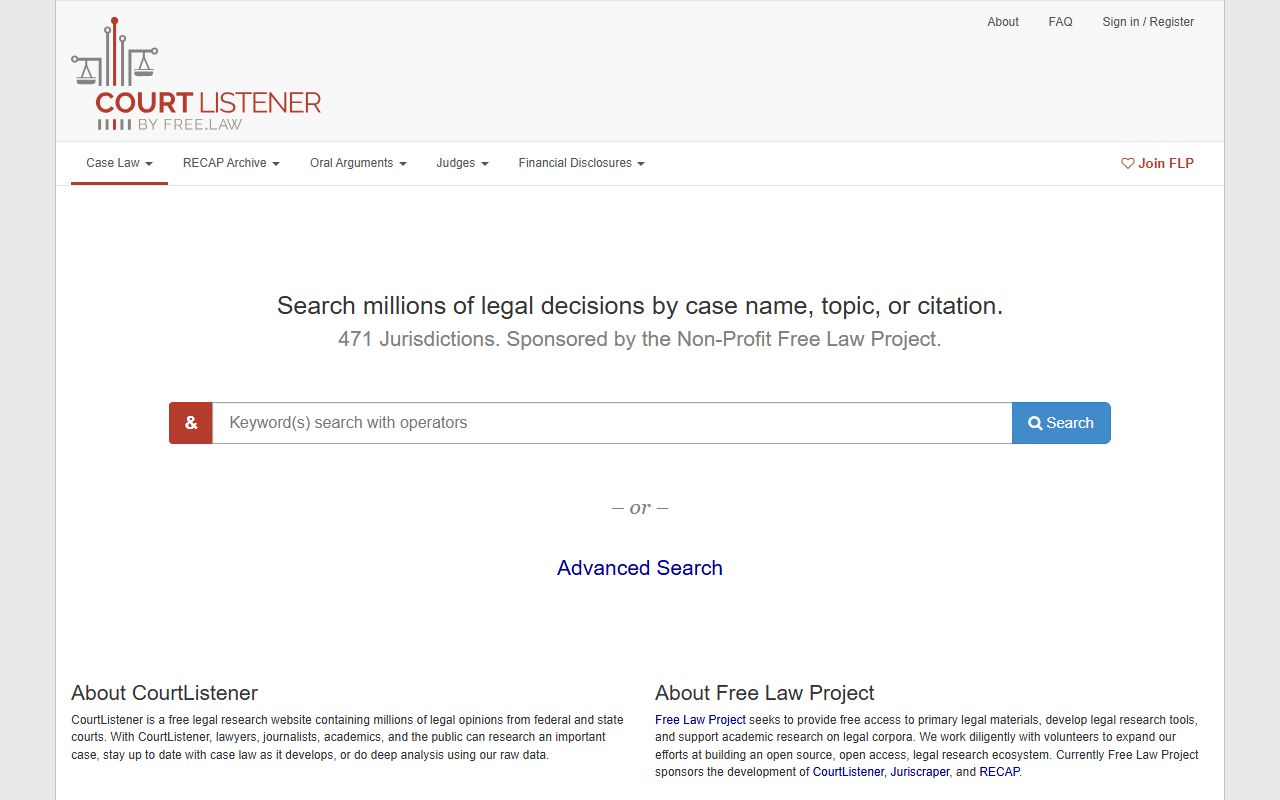 Leavenworth County court records federal CourtListener docket metadata source