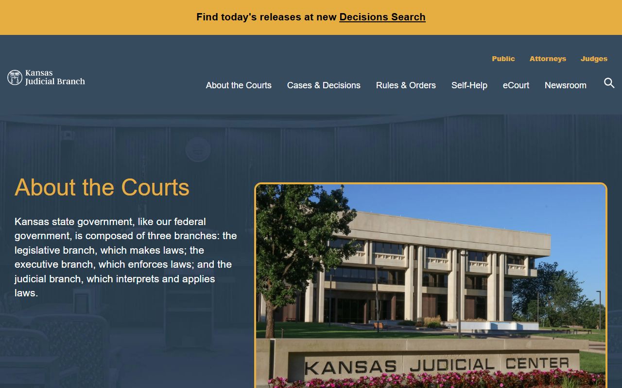 Leavenworth County Court records Kansas court hierarchy