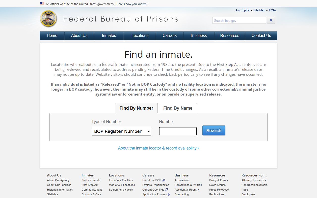 Leavenworth County warrant distinction from federal inmate locator